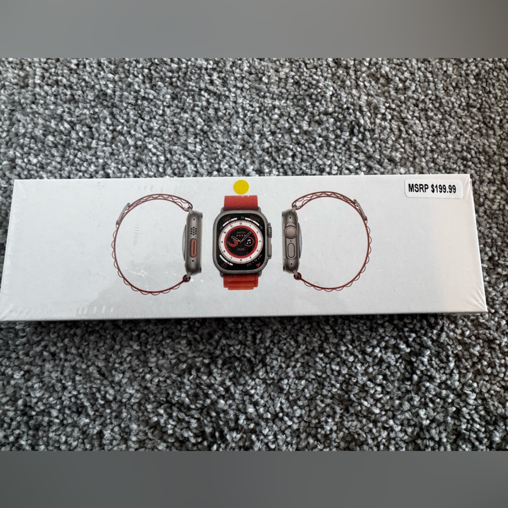 Smartwatch with Red Band